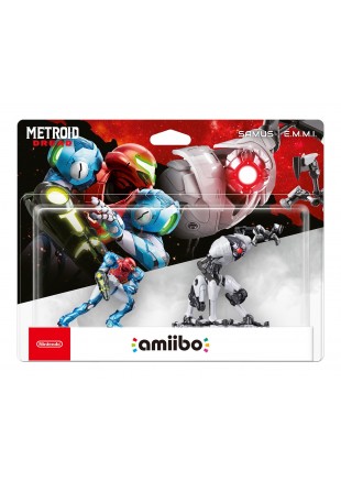 AMIIBO METROID DREAD ENSEMBLE DOUBLE SAMUS ARAN ET E.M.M.I.  (NEUF)