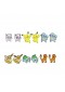 BOUCLES D'OREILLES POKEMON PAQUET DE 6  (NEUF)