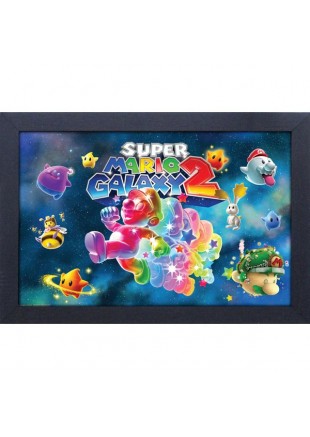 CADRE SUPER MARIO GALAXY 2 MARIO ETOILE  (NEUF)