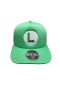 CASQUETTE AJUSTABLE SUPER MARIO LUIGI VERTE W/ MESH BACK  (NEUF)