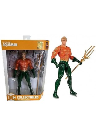 FIGURINE DC COLLECTIBLES DC ESSENTIALS AQUAMAN 20 YEARS  (NEUF)