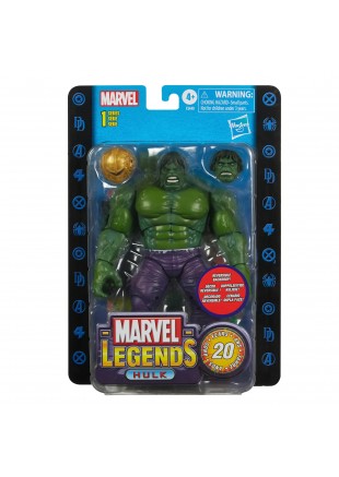 FIGURINE MARVEL LEGENDS SERIE 1 20 YEARS HULK  (NEUF)