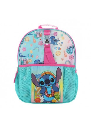 SAC A DOS LILO ET STITCH STITCH AVEC COLLIER DE FLEUR  (NEUF)