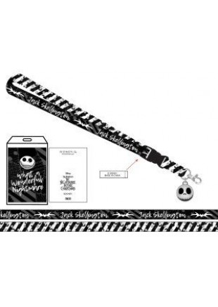 LANYARD NBC JACK SKELLINGTON THE NIGHMARE BEFORE CHRISTMAS  (NEUF)