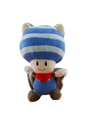 TOUTOU TOAD ECUREUIL VOLANT BLEU 8 POUCES  (NEUF)