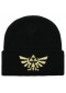 TUQUE ZELDA NOIRE HYLIAN LOGO  (NEUF)