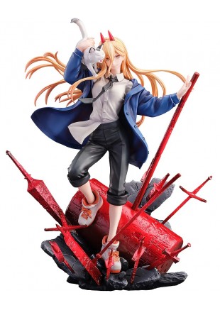 FIGURINE CHAINSAW MAN POWER AND MOEWY PAR S-FIRE  (NEUF)