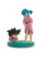 FIGURINE DRAGONBALL HISTORY GOKU ET BULMA PAR ISHIBANSHO  (NEUF)