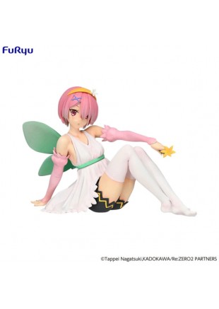 FIGURINE RE:ZERO STARTING LIFE IN ANOTHER WORLD RAM FLOWER FAIRY NOODLE STOPPER 3,5 POUCE  (NEUF)