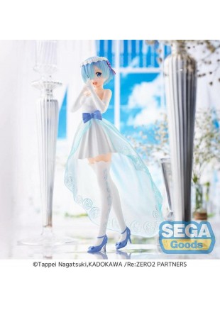 FIGURINE RE:ZERO STARTING LIFE IN ANOTHER WORLD REM WEDDING DRESS VERSION SPM  (NEUF)