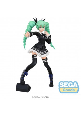 FIGURINE HATSUNE MIKU DARK ANGEL DE PROJECT DIVA ARCADE FUTURE TONE PAR SEGA  (NEUF)