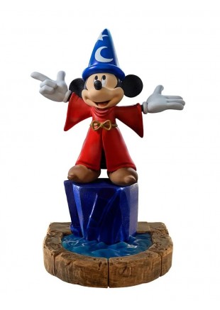 FIGURINE DISNEY MICKEY FANTASIA ART SCALE 1/10 PAR IRON STUDIOS  (NEUF)