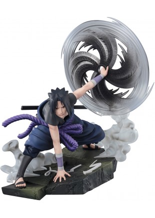 FIGURINE NARUTO SHIPPUDEN SASUKE UCHIHA - THE LIGHT AND DARK OF THE MANGEKYO SHARINGA PAR FIGUARTS ZERO  (NEUF)