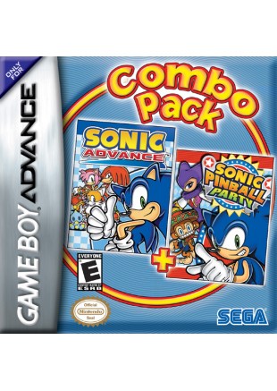 COMBO PACK SONIC ADVANCE + SONIC PINBALL PARTY  (USAGÉ)