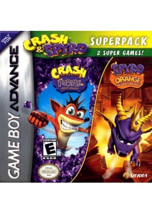 CRASH BANDICOOT PURPLE + SPYRO ORANGE  (USAGÉ)