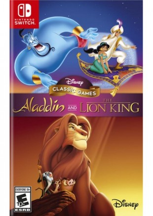 DISNEY JEUX CLASSIC ALADDIN ET THE LION KING  (USAGÉ)