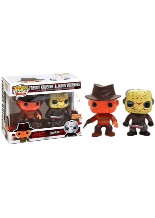 FIGURINE POP! MOVIES FREDDY KRUEGER ET JASON VOORHEES 2 PACK  (NEUF)