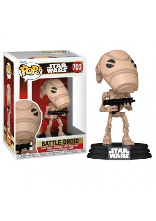 FIGURINE POP! STAR WARS #703 BATTLE DROID  (NEUF)