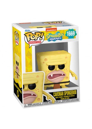 FIGURINE POP! ANIMATION SPONGEBOB SQUAREPANTS #1669 CAVEMAN SPONGEBOB  (NEUF)