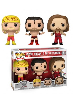 FIGURINE POP! WWE 3 PACK (NWO) HOGAN & THE OUTSIDERS  (NEUF)