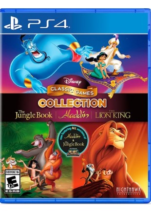 DISNEY JEUX CLASSIC ALADDIN, THE LION KING ET THE JUNGLE BOOK  (USAGÉ)