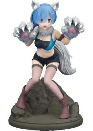 FIGURINE RE:ZERO STARTING LIFE IN ANOTHER WORLD WEREWOLF 9" PAR BANPRESTO  (NEUF)