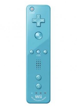 WIIMOTE + WII MOTION PLUS BLEUE  (USAGÉ)