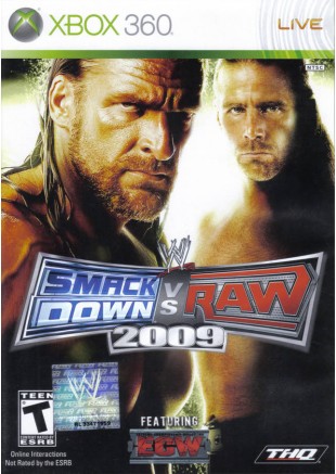 SMACK DOWN VS RAW 2009  (USAGÉ)